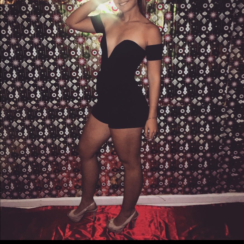 Navy Blue Romper